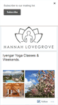 Mobile Screenshot of hannahlovegrove.com