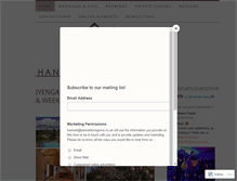 Tablet Screenshot of hannahlovegrove.com